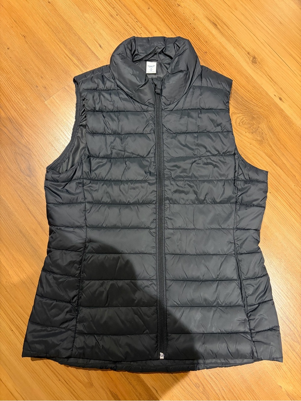 Old Navy Black Quilted Puffer Vest
